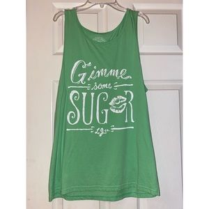 “Give me some sugar” Lauren James tank top